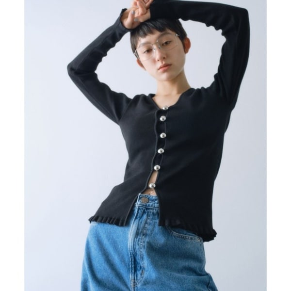 コードエー（CODE A）/l buttons knit cardigan metal buttons knit cardigan | コードエー(CODE A) | マルイウェブ