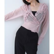 3way frill cardigan