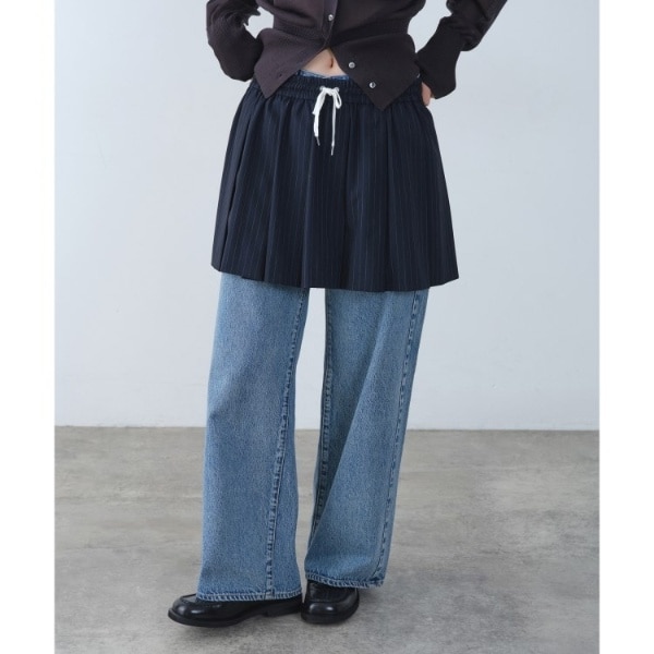 [�}���C]tailored mood mini skirt/�R�[�h�G�[�iCODE A�j �l�C�r�[�i394�j