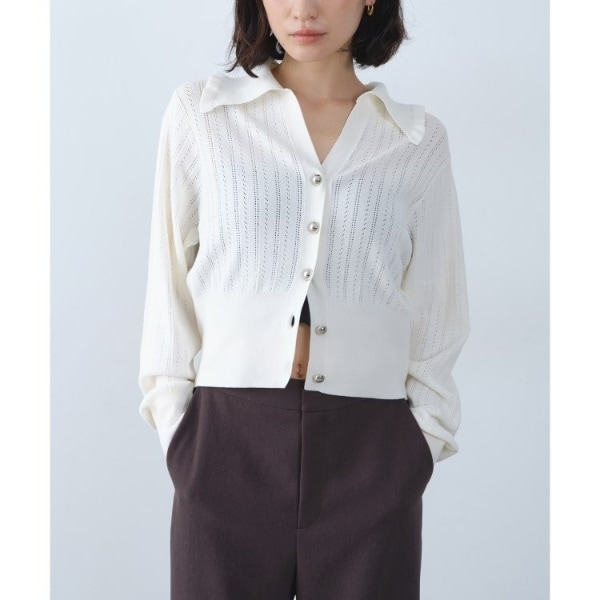 コードエー（CODE A）/sleek collar knit sleek collar knit | コードエー(CODE A) | マルイウェブチャネル