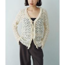 コードエー(CODE A)のfluffy lace blouse