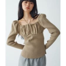 femi gather rib knit