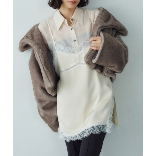 ◇point neck shirt | コードエー(CODE A) | マルイウェブチャネル