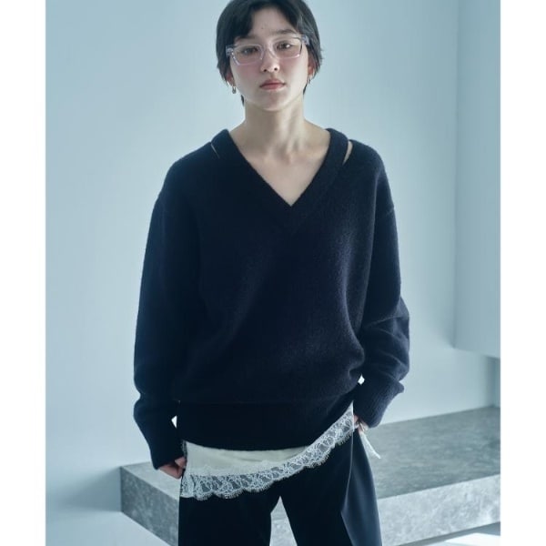 [�}���C]M cloudy over V pullover/�R�[�h�G�[�iCODE A�j �u���b�N�i019�j
