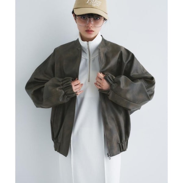 [�}���C]�yRe�zgrain zip over blouson/�R�[�h�G�[�iCODE A�j �u���E���i043�j