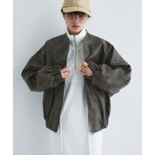 【Re】grain zip over blouson