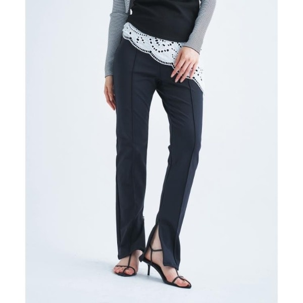 [�}���C]�yRe�zzip leggings pants/�R�[�h�G�[�iCODE A�j �u���b�N�i019�j
