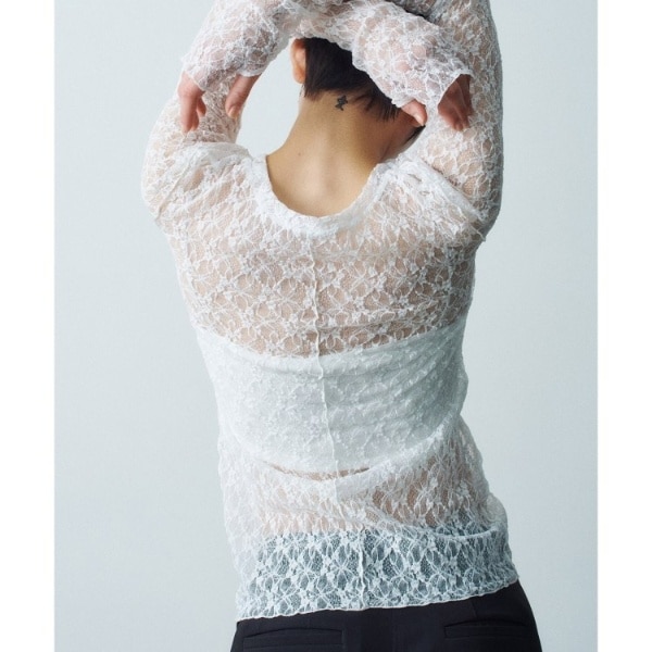 【Re】stretch lace tops