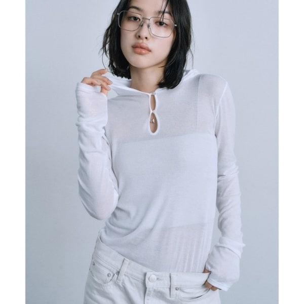 [�}���C]�yRe�zsheer hoodie tee/�R�[�h�G�[�iCODE A�j �z���C�g�i001�j