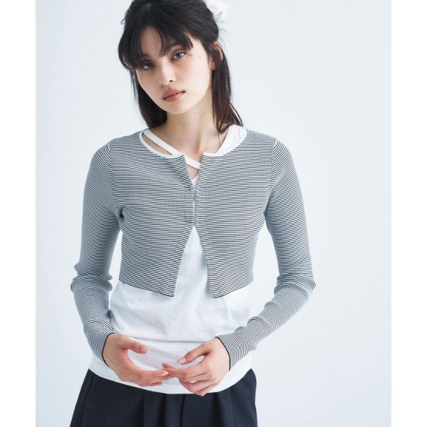 [�}���C]�yRe�zstretch hook cardigan/�R�[�h�G�[�iCODE A�j �z���C�g�i301�j