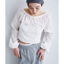 belle gather blouse