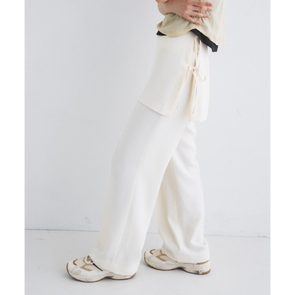 [�}���C]layered skirt pants/�R�[�h�G�[�iCODE A�j �z���C�g�i001�j