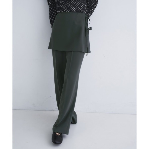 [�}���C]layered skirt pants/�R�[�h�G�[�iCODE A�j �`���R�[���O���[�i013�j