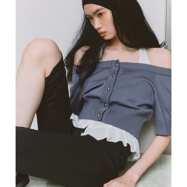 design knit short cardigan | コードエー(CODE A) | マルイウェブチャネル