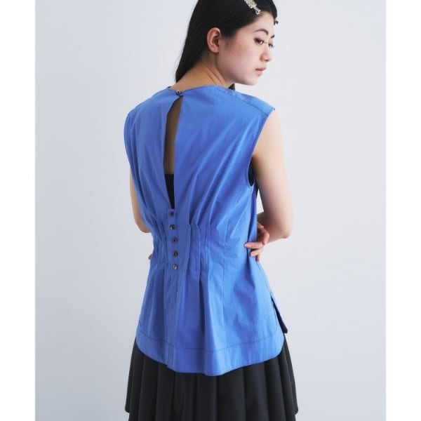 [�}���C]back tack blouse/�R�[�h�G�[�iCODE A�j �u���[�i091�j
