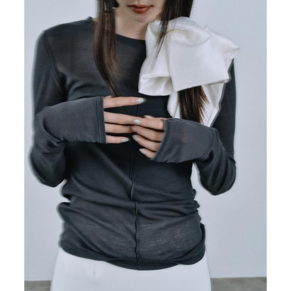 [�}���C]�yRe�zsheer basic tee/�R�[�h�G�[�iCODE A�j �`���R�[���O���[�i014�j