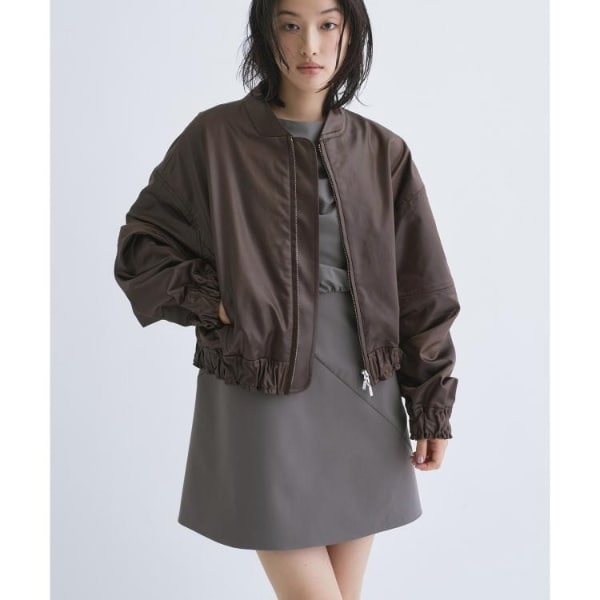[�}���C]�yRe�zsatin bomber jacket/�R�[�h�G�[�iCODE A�j �u���E���i044�j