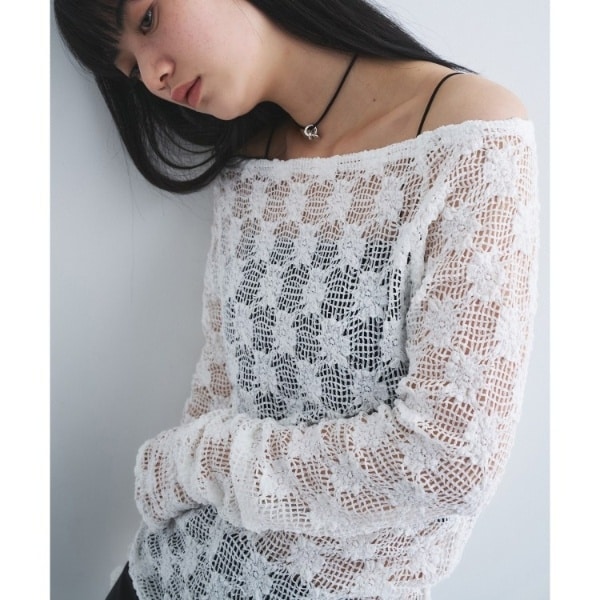 [�}���C]�yRe�zfloral lace tops/�R�[�h�G�[�iCODE A�j �z���C�g�i001�j