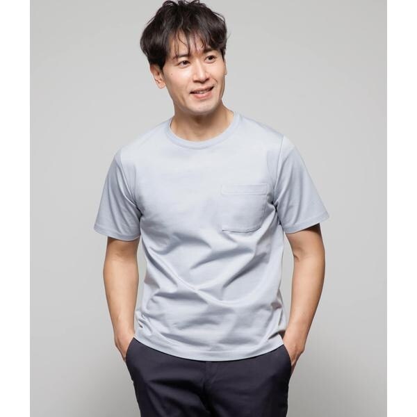 I cotoni di Albini 天竺 無地 半袖クルーネックTシャツ