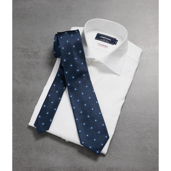 MANTERO ドビー織り小紋 ネクタイ | ニューヨーカー(NEWYORKER