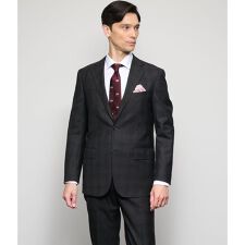 【防シワ・撥水・ストレッチ】BUNGY CLOTH チェック ジャケット(セットアッ  