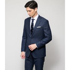 【ストレッチ・撥水・防シワ】TRAVEL COMFORT マイクロチェック ジャケット(  