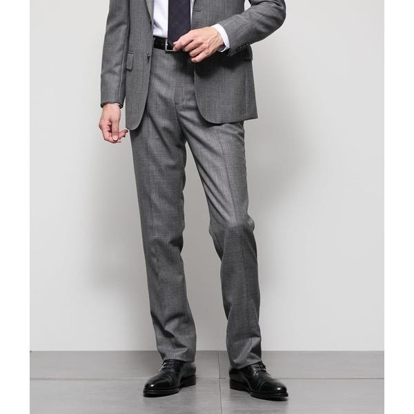 ニューヨーカー（NEWYORKER）/【防シワ・撥水・ストレッチ】TRAVEL COMFORT マイクロチェック ウエストアジ 防シワ・撥水・ストレッチ】TRAVEL COMFORT マイクロチェック ウエスト