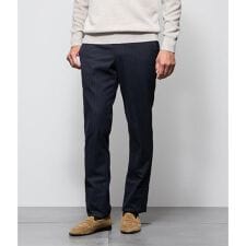 【ウォッシャブル・ストレッチ】チョークストライプ パンツ