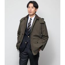 【防シワ・撥水・ストレッチ】SOLOTEX ツイル ハンティングジャケット