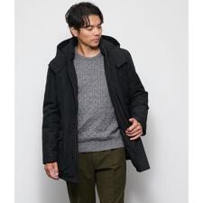 WOOLIAN PLAIN スタンドフード付きダウンアウター