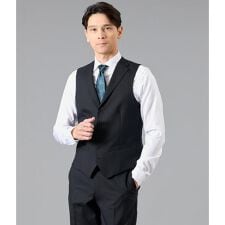 HERITAGE CLOTH トロピカル 襟付きオッドベスト(セットアップ対応)