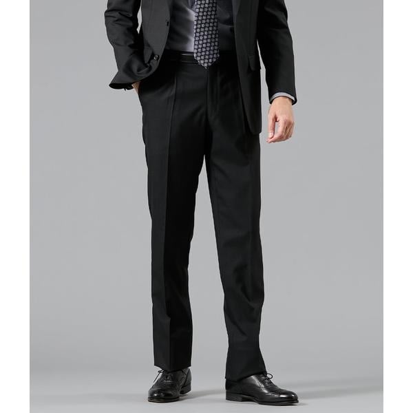 撥水】SLIM FIT 無地 ノータックスラックス(セットアップ対応