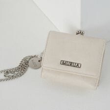 ムルーア(MURUA)のMURUA (ムルーア) 口金ミニ財布 MR-W1362 フレームメタル