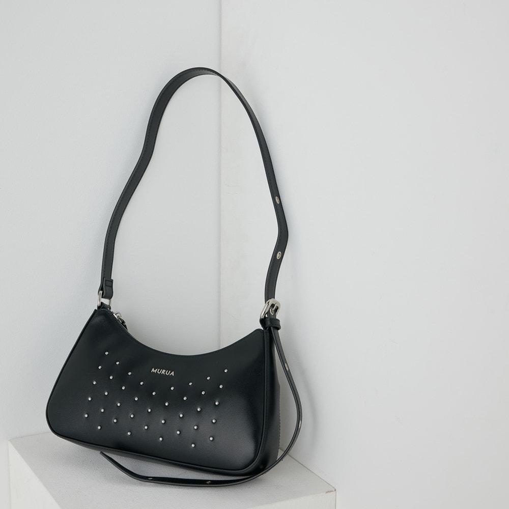 MURUA (ムルーア) 2WAYハンドバッグ MR-B1365 フレームメタル