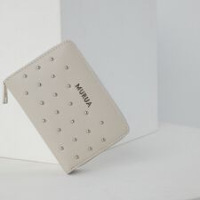 ラウンドファスナー二つ折り財布 MR-W1372 スタッズ