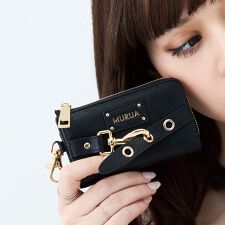 MURUA(ムルーア)ナスカン付きL字ファスナーキーケース MR-W1423 ベルトシリーズ