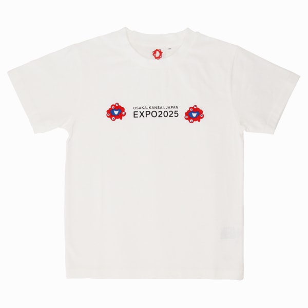 EXPO2025ミャクミャク刺繍×ロゴキッズTシャツ | 2025大阪・関西