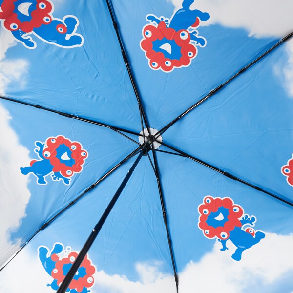 EXPO2025 折りたたみ傘　晴雨兼用傘ミャクミャク EXPO2025ミャクミャク+ワールド晴雨兼用自動開閉ミニ傘 | 2025