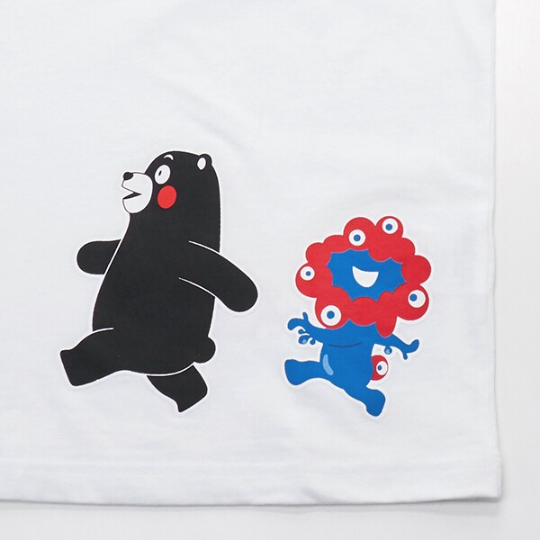 EXPO2025ミャクミャク【くまモン】半袖Tシャツウォーキング ホワイトM