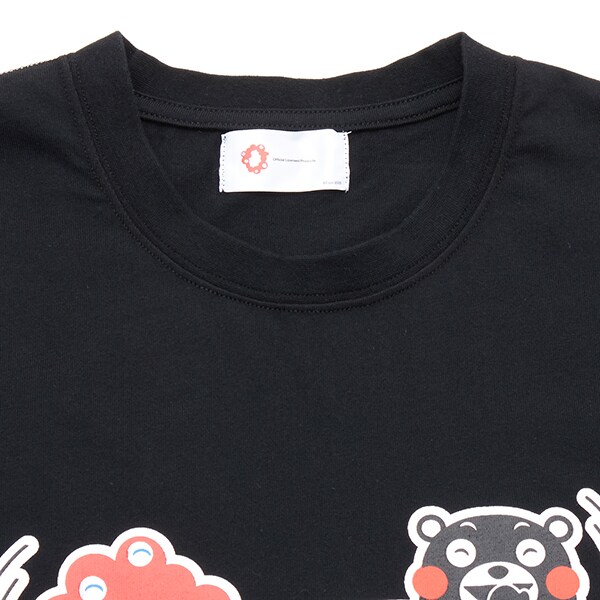 EXPO2025ミャクミャク【くまモン】半袖Tシャツ笑笑ブラックLサイズ