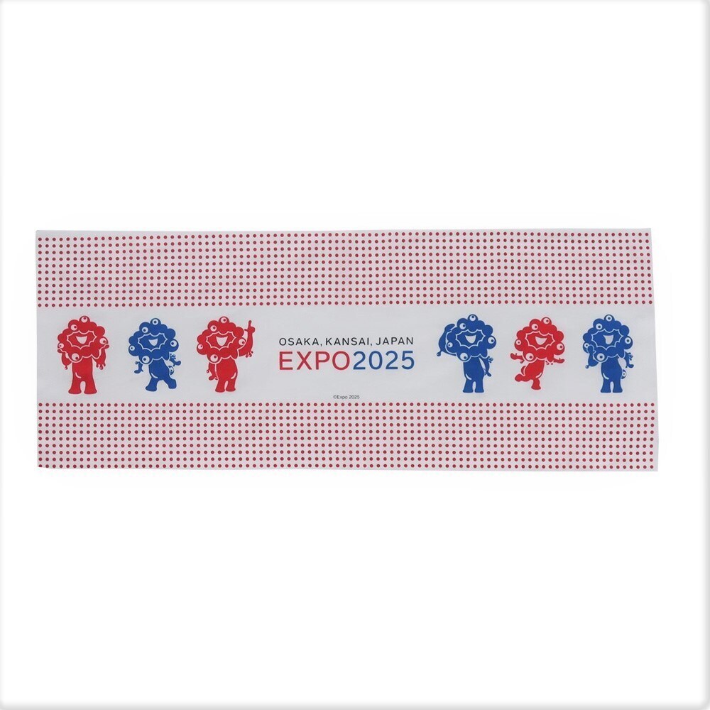 日本国宝展　万博コラボ　EXPO2025 ミャクミャク 手染め 国宝手ぬぐい m98948203982_1.jpg?1746618013