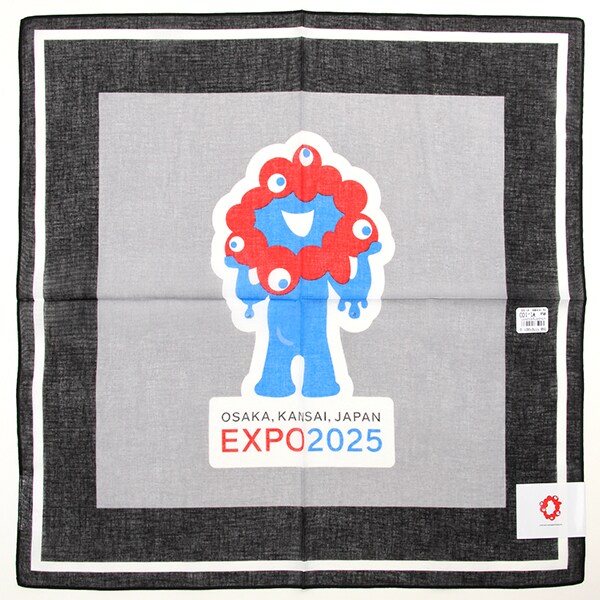 EXPO2025 ハンカチ ミャクミャク グレー | 2025大阪・関西万博公式
