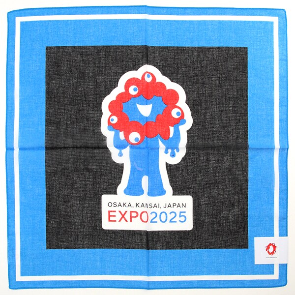 EXPO2025 ハンカチ ミャクミャク 黒 | 2025大阪・関西万博公式