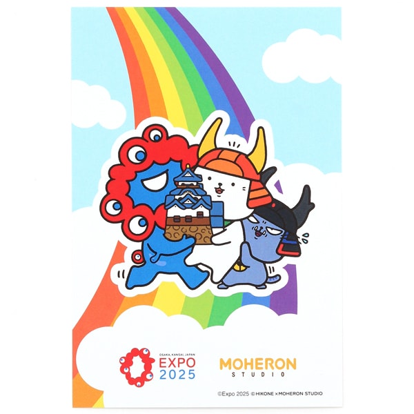 EXPO2025 ひこにゃん・わるにゃんこ将軍 ポストカード03 | 2025