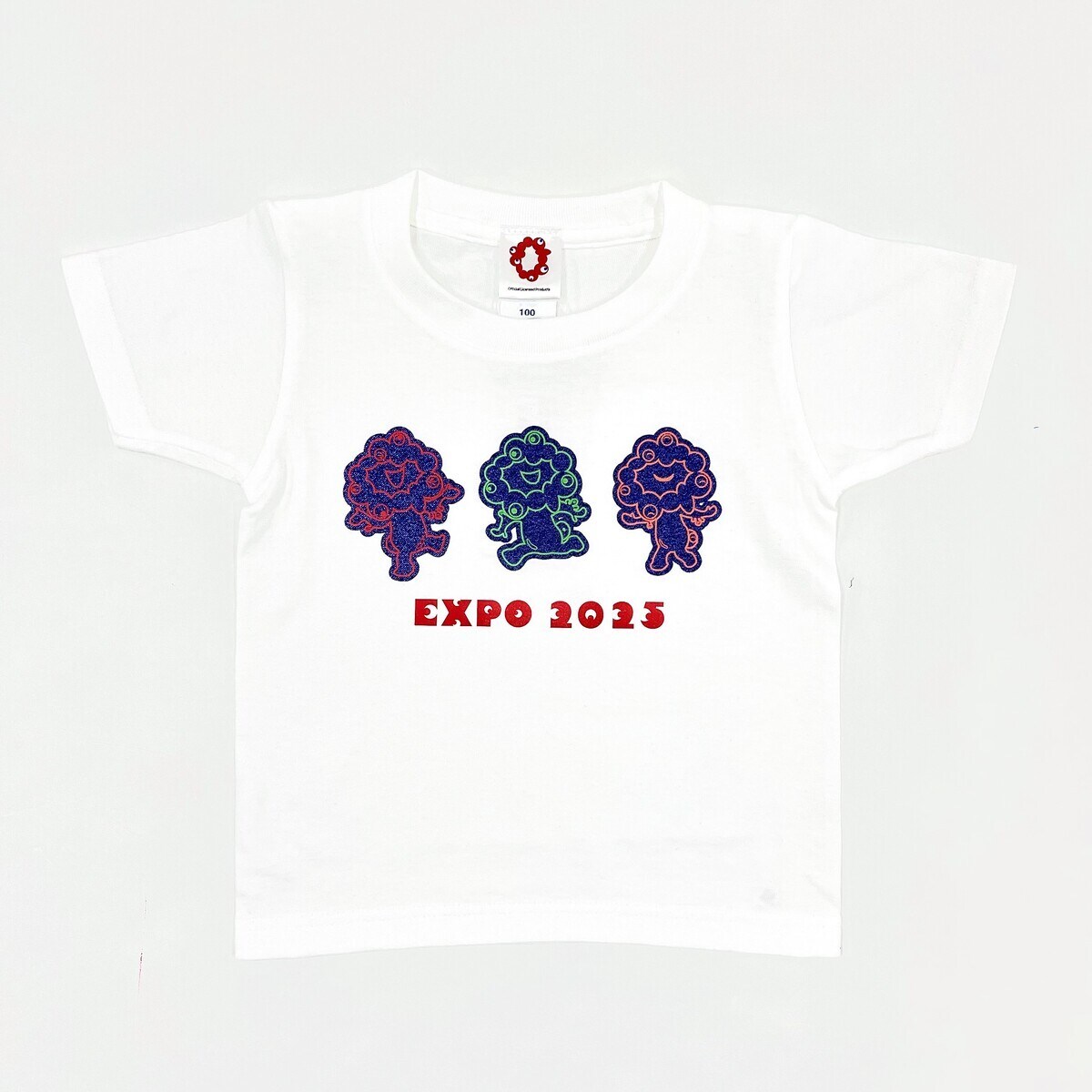 EXPO2025ミャクミャク【くまモン】半袖Tシャツ仲良し ホワイトM