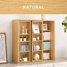 エイチドットポート(H.PORT)のスライド棚付きコミックラック