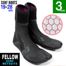フェロー(FELLOW)のFELLOW サーフブーツ ウェットブーツ 3mm 先割れタイプ スプリット 裏起毛 サーフィン