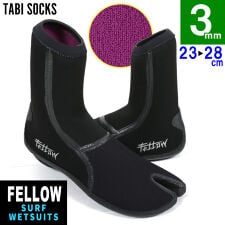 フェロー(FELLOW)のFELLOW 足袋ソックス サーフブーツ ニンジャソックス 3mm 先割れ スプリット サーフィン