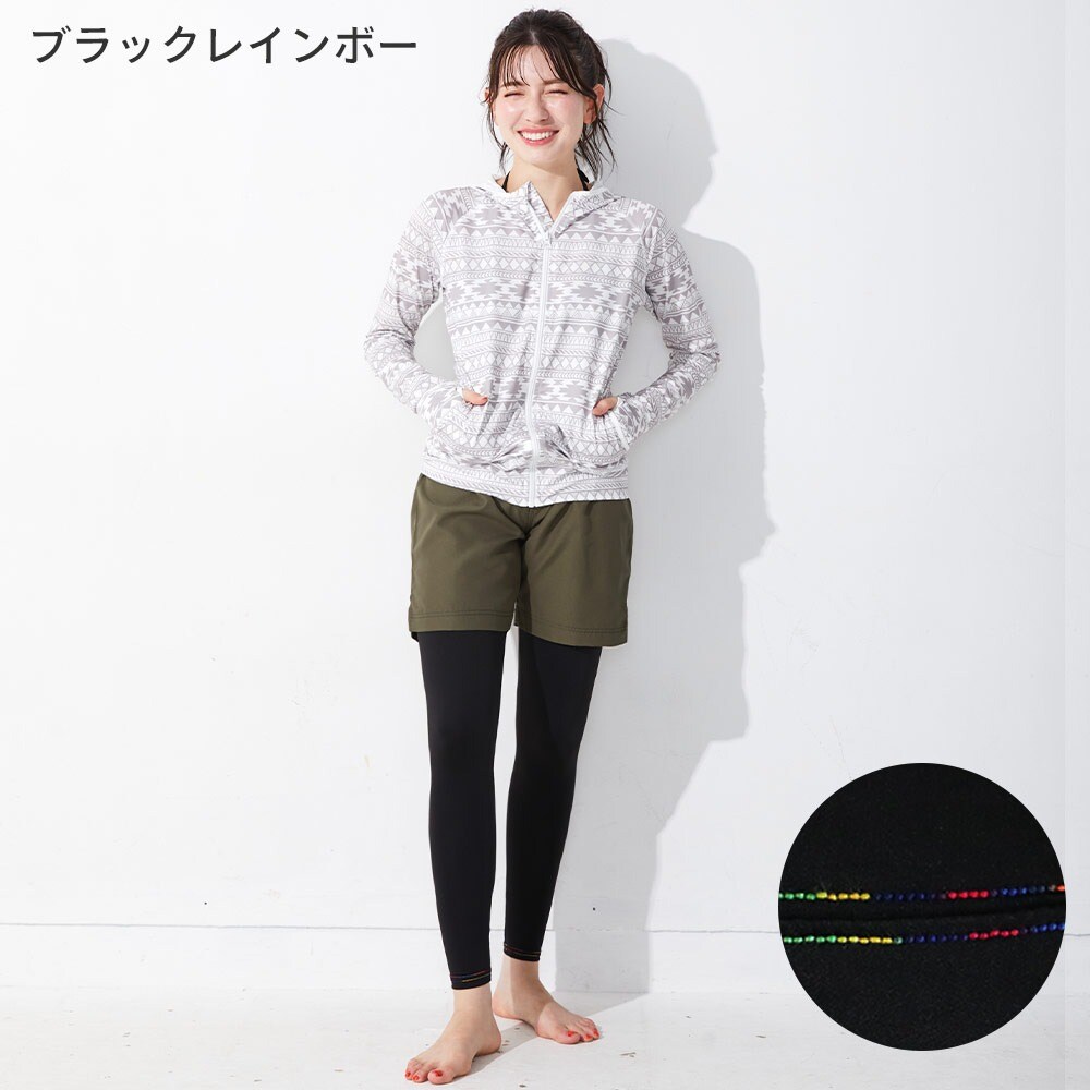 [�}���C]FELLOW ���b�V���K�[�h ���M���X ���f�B�[�X �傫���T�C�Y UV98���J�b�g UPF50+/�t�F���[�iFELLOW�j �u���b�N���C���{�[