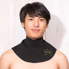 フェロー(FELLOW)のネックインナー サーフインナー FELLOW 2mm ウェット 首 サーフィン 保温 メタルスキン